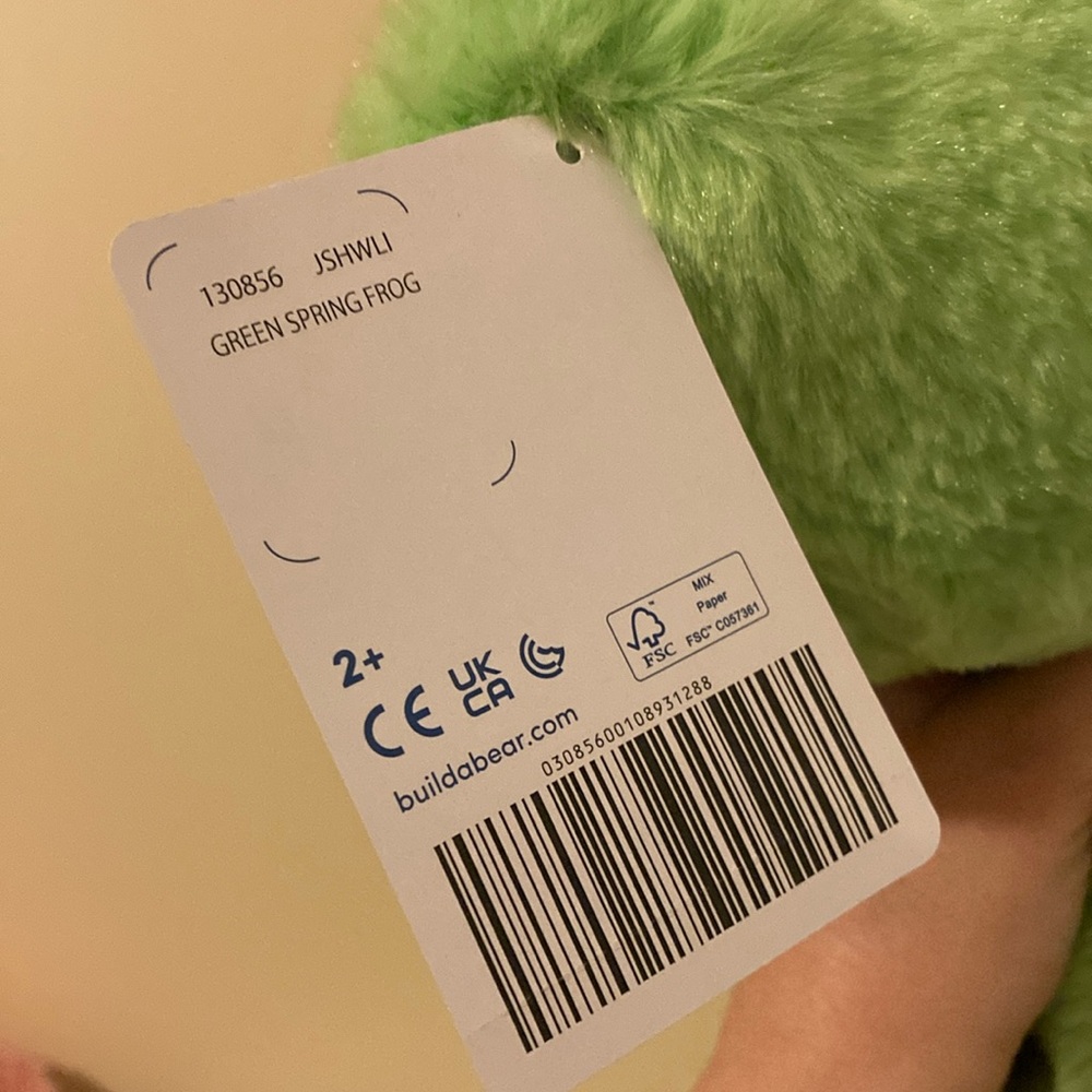 🐸 Brand new with tags - Spring Frog Build a bear - Picture 5 of 8